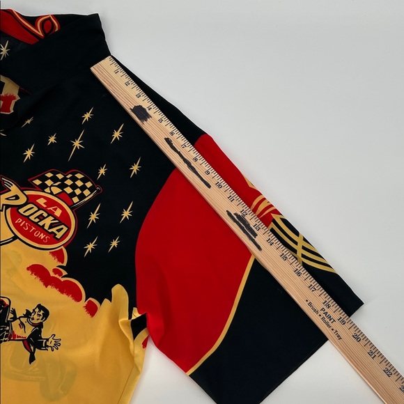 Vintage BC Ethic Men's LA ROCKA 'Hot Rod Rumble'  Shirt HARD ROCK Las Vegas XL - Picture 10 of 11